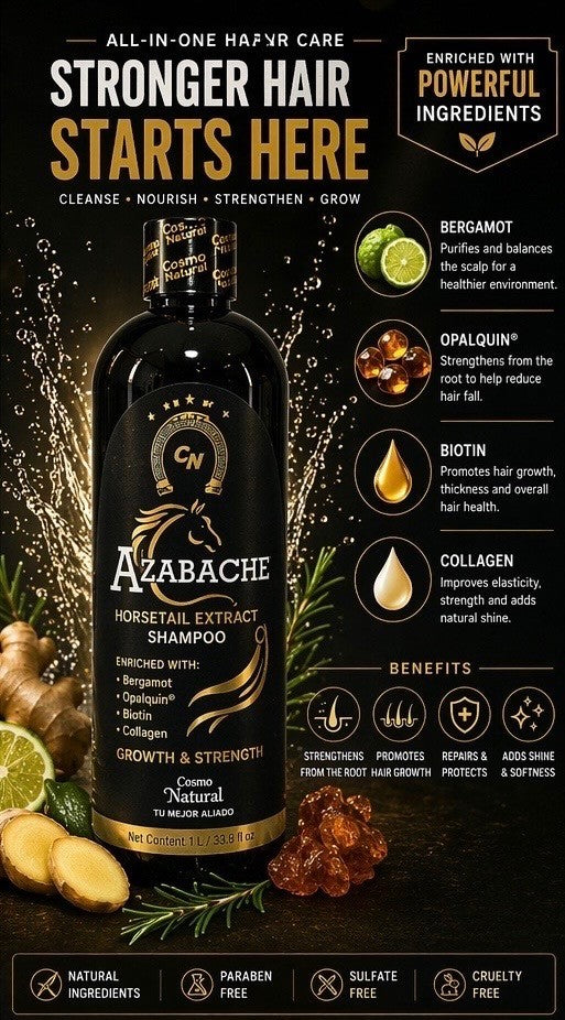Azabache Horsetail Extract Shampoo